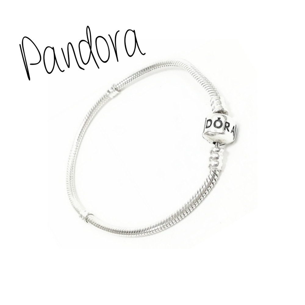 Pandora Iconic Barrel Snake Charm Bracelet S925